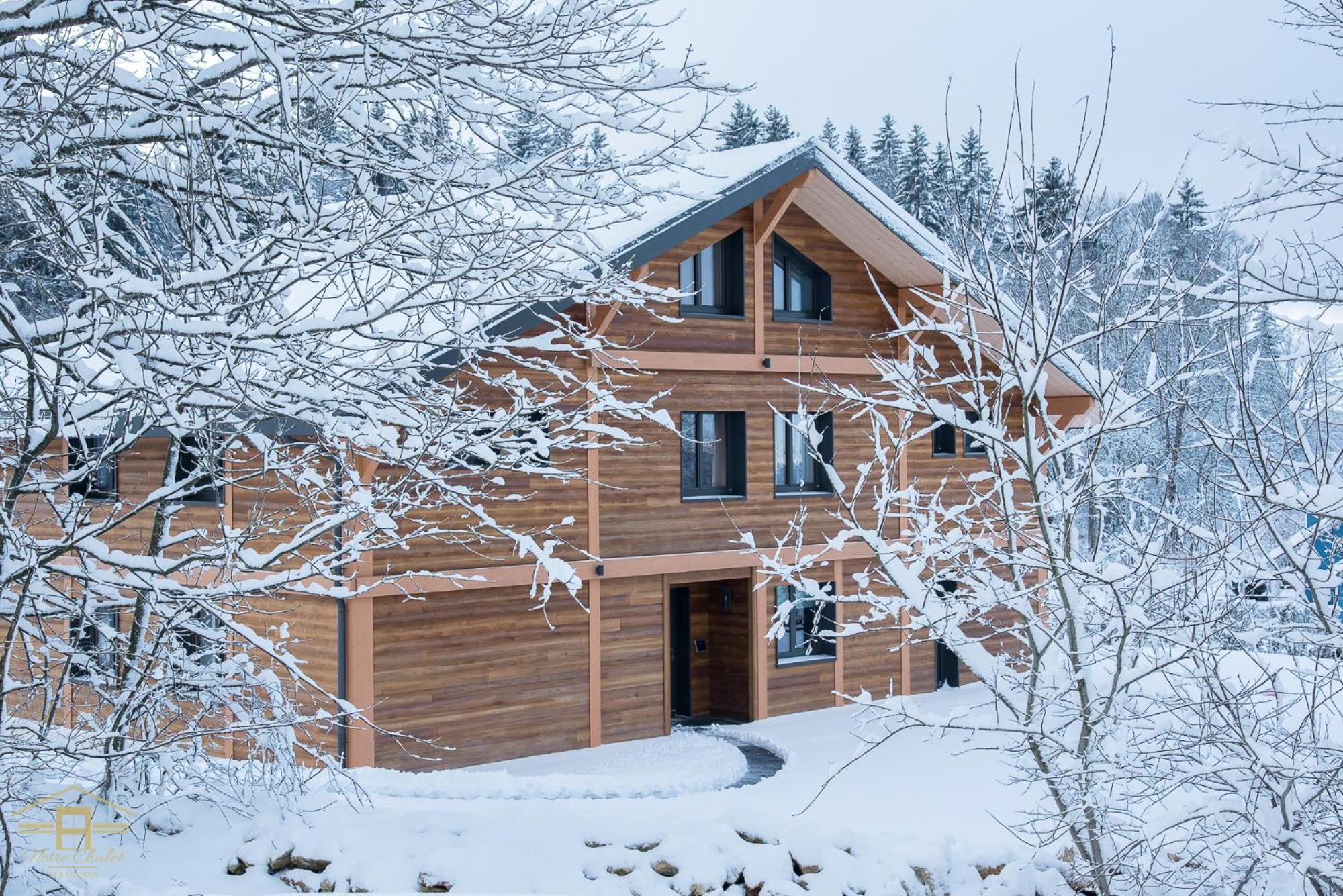 Notre Chalet - Boutique Hotel - En Couple - En Famille - En Groupe Les Fourgs Exteriér fotografie